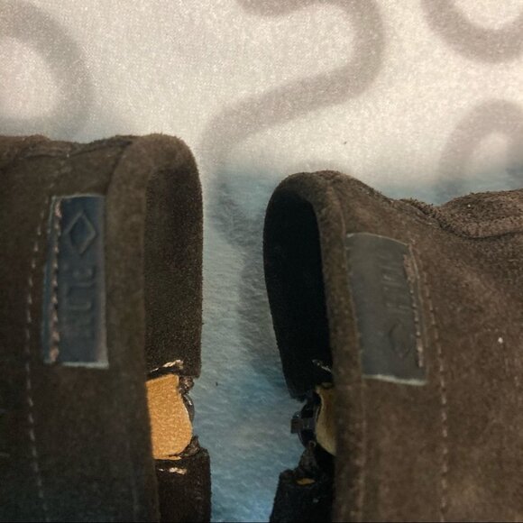 PLDM for PALLADIUM Sz EU 39 Suede Leather Booties Stacked Heels - Picture 8 of 12